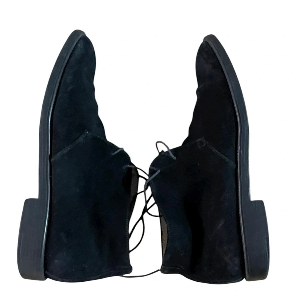 Salvatore Ferragamo Suede Lace-Up Boots Size:9.5 D